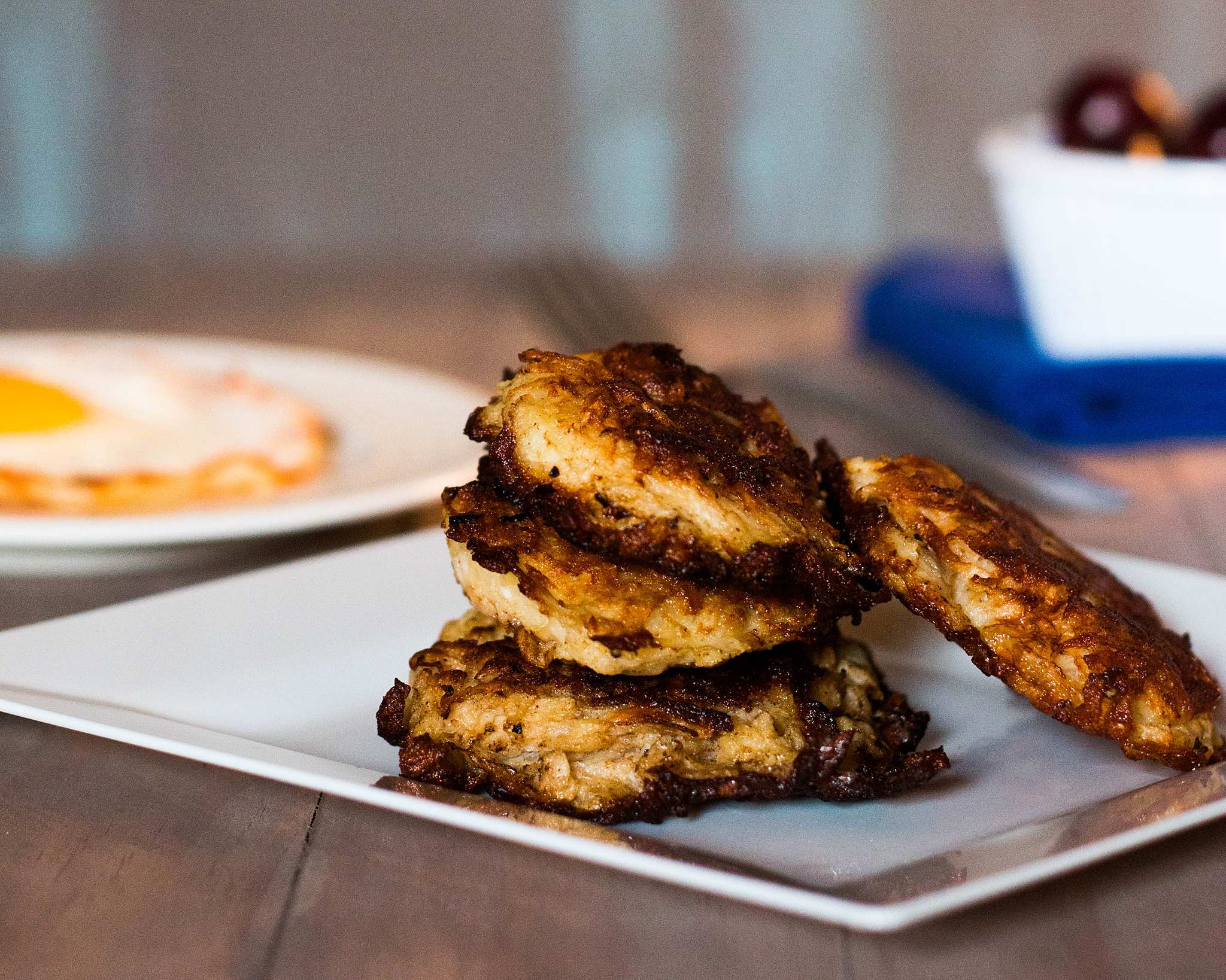 Low Carb Jicama Hash Browns with Caramelized Onions