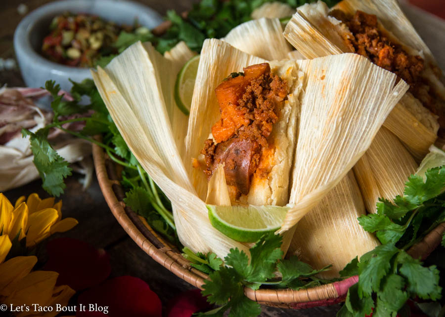 Healthy Tamale Recipe - Pumpkin & Chorizo Tamales