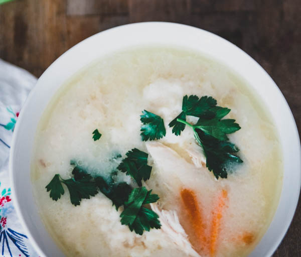 Classic Chicken and Dumpling Soup by Let's Taco Bout It Blog