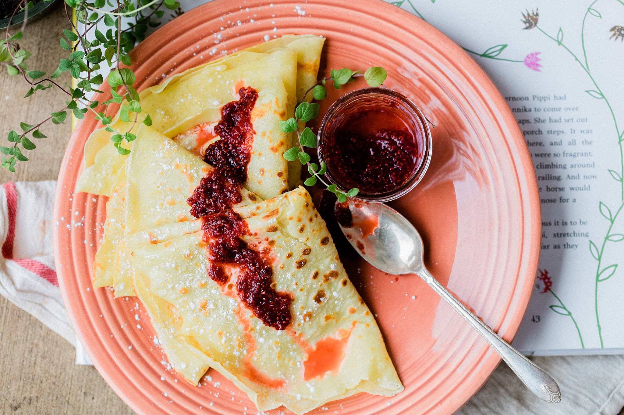 Swedish Pancakes with Lingonberry Jam | Let's Taco Bout It Blog